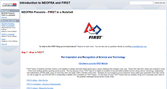 Desktop Screenshot of first.neofra.com